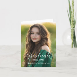 Anuncio Graduación fotográfica moderna de caligrafía