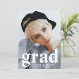 Anuncio Graduación fotográfica moderna de tipografía