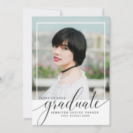 Anuncio Graduación fotográfica moderna de tipografía