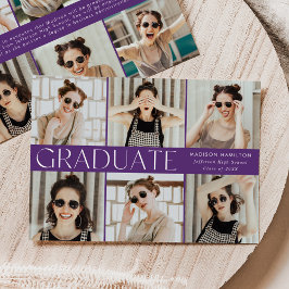 Anuncio Graduación fotográfica Purple Modern Classic 12