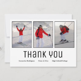 Anuncio Graduación Gracias A La Foto Moderna De Grado 3