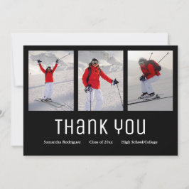 Anuncio Graduación Gracias A La Moderna 3 Foto Blanco Negr