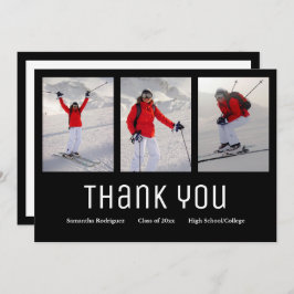 Anuncio Graduación Gracias A La Moderna 3 Foto Blanco Negr