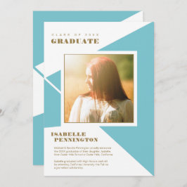 Anuncio Graduación gráfica del triángulo moderno