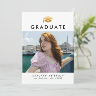 Anuncio Graduación mínima de Collage de fotos de gota de o