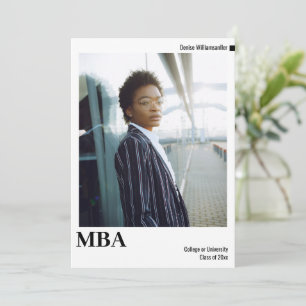 Anuncio Graduación Mínima de Foto MBA