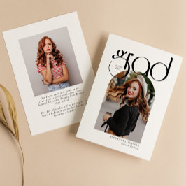 Anuncio Graduación minimalista de fotografía de arco simpl