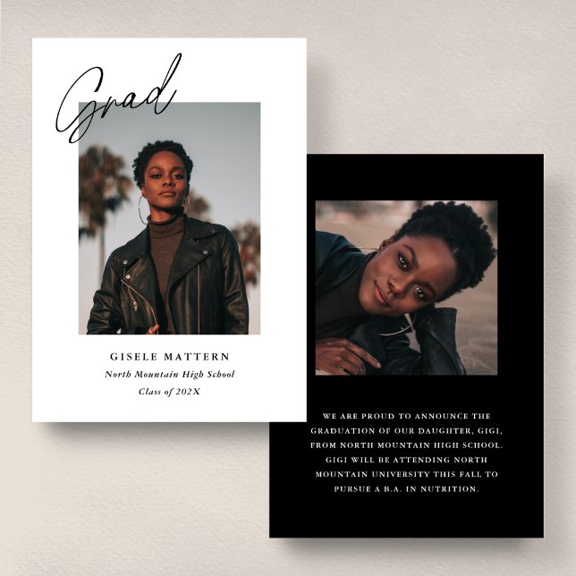 Anuncio Graduación minimalista de fotografía moderna (Subido por el creador)