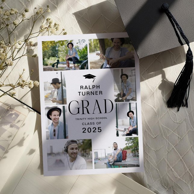 Anuncio Graduación moderna de 11 Collages de fotos (Subido por el creador)