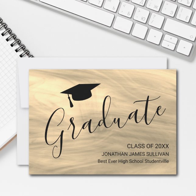 Anuncio Graduación moderna de Beige (Subido por el creador)