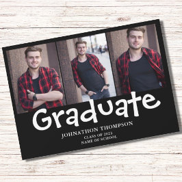 Anuncio Graduación moderna de Collage de fotos