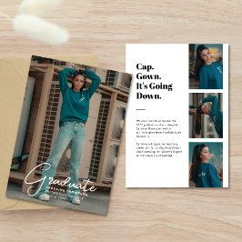 Anuncio Graduación moderna de Collage de fotos "Se va abaj