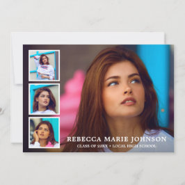 Anuncio Graduación moderna de Collage de fotos simple