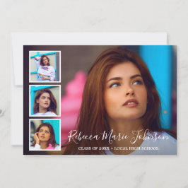 Anuncio Graduación moderna de Collage de fotos simple