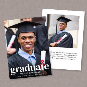 Anuncio Graduación moderna de fotografía