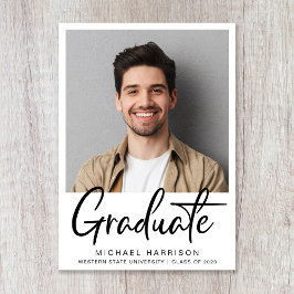 Anuncio Graduación moderna de guión gráfico