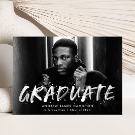 Anuncio Graduación moderna de la foto de la bandeja de pin