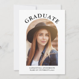 Anuncio Graduación moderna del arco fotográfico