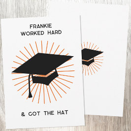 Anuncio Graduación personalizada divertida