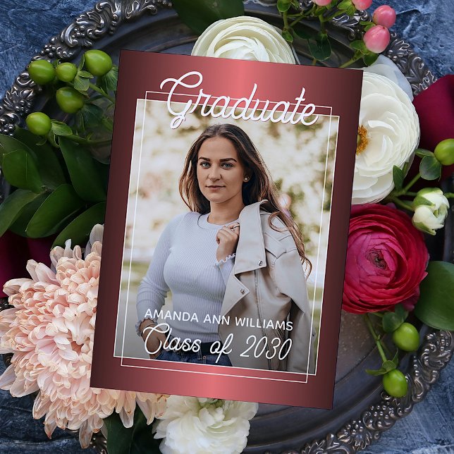 Anuncio Graduación roja de vino negro fino (Subido por el creador)