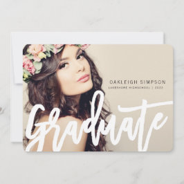 Anuncio Graduación simple de guiones de grado