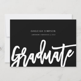 Anuncio Graduación simple de guiones de grado