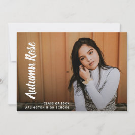 Anuncio Graduación simple fotográfica moderna