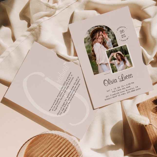 Anuncio Graduación superpuesta del guión de la foto del ar (Subido por el creador)