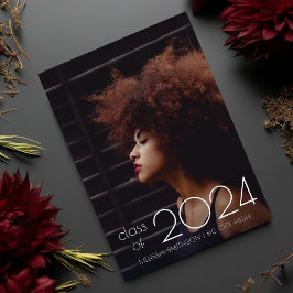 Anuncio Graduación ultra minimal moderna de foto 2024