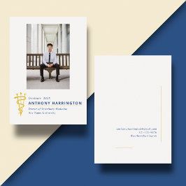 Anuncio Graduación Veterinaria Aggie Blue Gold