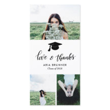 Graduada Amor y Gracias Tres Foto Moderno