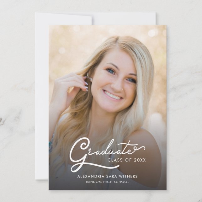 Anuncio Graduado 2 Fotos Graduación de Guión 2025 (Anverso)