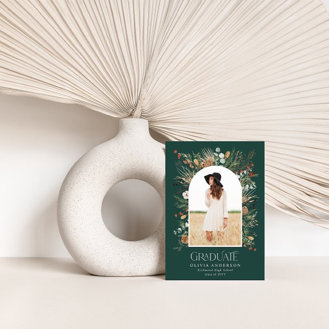 Anuncio Graduado arco 1 foto botánico natural moderno (Subido por el creador)