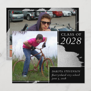 Anuncio Graduado Artsy Resumen de encantos Splash 2 Foto