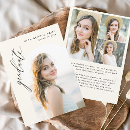 Anuncio Graduado de Arco Neutral Graduación de Foto Simple