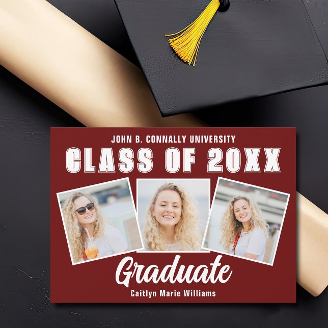 Anuncio Graduado de Collage de fotos de graduación de colo (Subido por el creador)