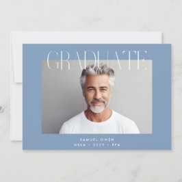 Anuncio Graduado de diseño moderno de dos fotos