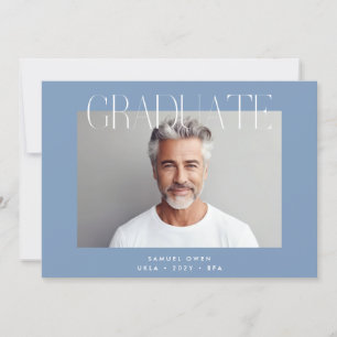 Anuncio Graduado de diseño moderno de dos fotos