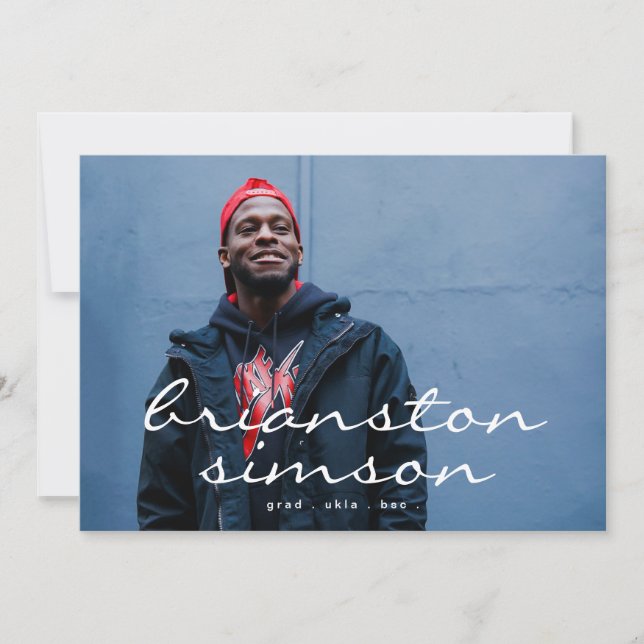 Anuncio Graduado de dos fotos del diseñador creativo de gu (Anverso)