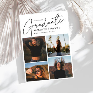 Anuncio Graduado de escritura moderna 4 fotos Graduación