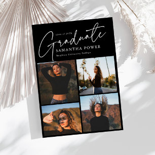 Anuncio Graduado de escritura moderna 4 fotos Graduación