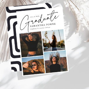 Anuncio Graduado de escritura moderna 4 fotos Graduación