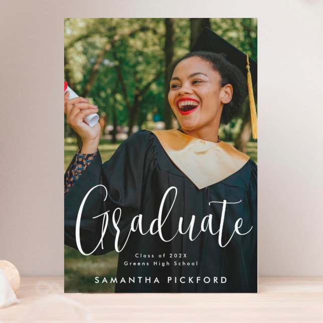 Anuncio Graduado de fotografía de graduación personalizabl (Subido por el creador)