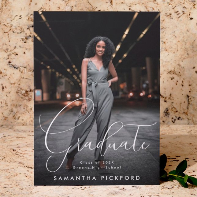 Anuncio Graduado de fotografía de graduación personalizabl (Subido por el creador)