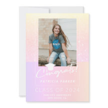 Graduado de graduación de fotografía de escuela se