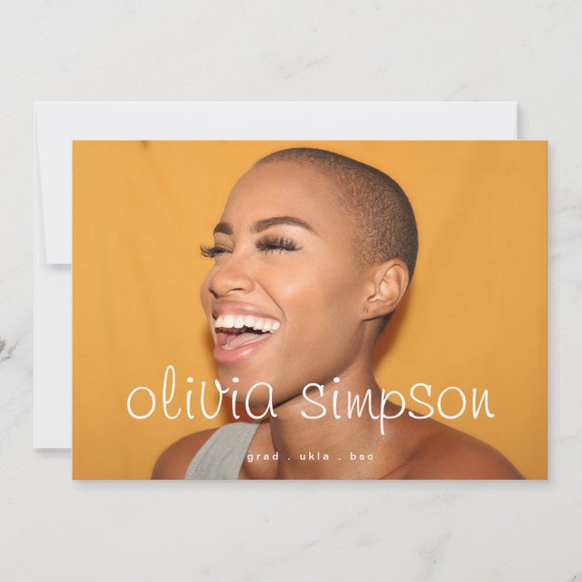 Anuncio Graduado de guión 2 nuevo y audaz (Anverso)