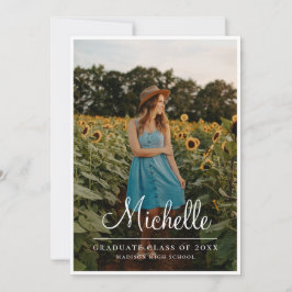 Anuncio Graduado de la escuela secundaria de la universida