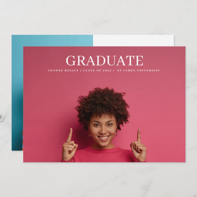 Anuncio Graduado de la Facultad de Estudios Superiores 2 P (Anverso / Reverso)