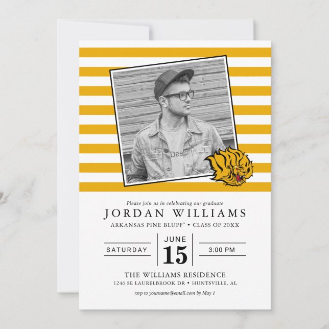 Anuncio Graduado de los Golden Lions de UAPB (Anverso)