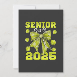 Anuncio Graduado de Softbol 2025 Senior Graduado Deporte